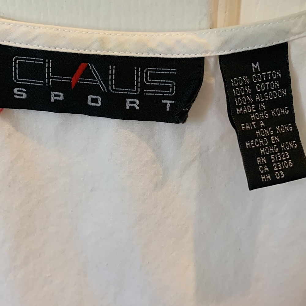Chaus Sport Sleeveless Button Down Top - Picture 9 of 10